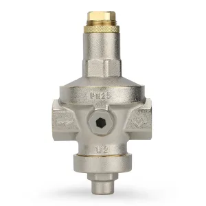 Редуктор давления VARMEGA 1/2″, PN25, мембранный, с присоединением к манометру, VM12801
