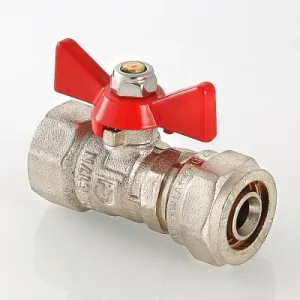 Кран шаровой под обжим труба-гайка 16 (2,0) x 1/2 VALTEC (VT.342.N.1604)