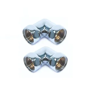 Угол для полотенцесушителя хром. 1″ — 1″ Г-Г SG (ПАРА)