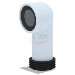 Отвод АНИ для унитаза 110 х 90 градусов (W9228)