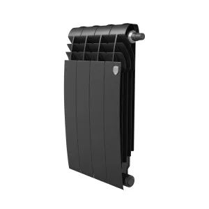 Радиатор биметаллический Royal Thermo BILINER B 500 Чёрный — 4 секц.