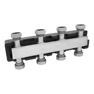 Гребенка VIEIR распределительная 4 выхода 1 1/2″ VR211.2(1)