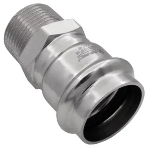 Соединитель VIEIR прямой нерж. сталь с нар.р. 22×3/4" VER-PRO (60/5)