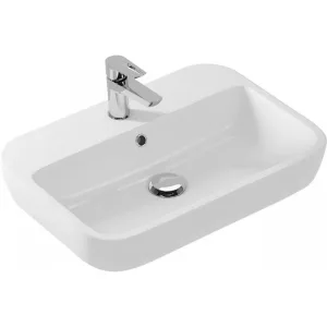 Раковина встраиваемая: CASPIA 60 SQUARE 1 отв., прямоугольная
