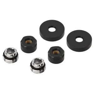 Набор подключения Royal Thermo Design 1/2″ ВР — 15 мм (черный)