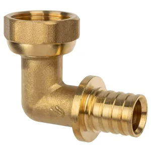 Угольник аксиальный для труб из сшитого полиэтилена Usystems 20-G3/4″НГ