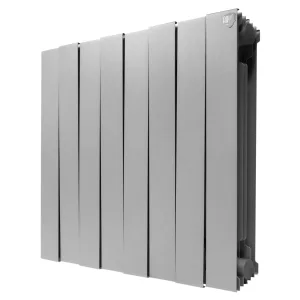 Радиатор биметалл Royal Thermo PianoForte 500/Silver Satin - 8 секц.