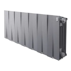 Радиатор биметаллический Royal Thermo PianoForte 300 Серебристый — 14 секц.