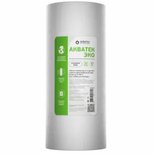 Картридж Акватек из вспененного полипропилена ЭКО 10″ BB для холодной воды 10 мкм