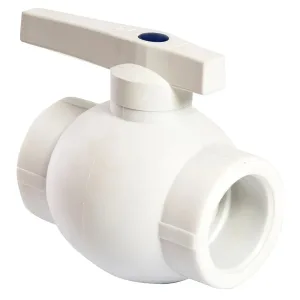 Кран шаровой THERMOLIGHT ручка PP-R 40 белый