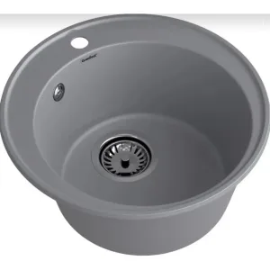 Мойка комп. GRANFEST QUARZ GF-Z 08 D=479 (темно-серый)