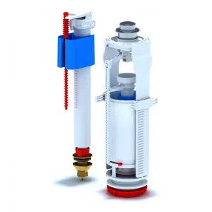 Набор с нижней подводкой 3/8″ с пласт. штуцером, кн. хром АНИ пласт (WC8530C)