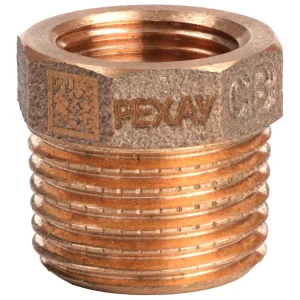 Футорка бронзовая РЕХАУ AURLINE редукционная R1/2″ x Rp3/8″, RX+