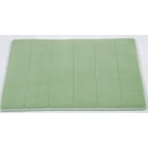 Коврик для ванной «Memory stripes» 50х80 (ворс) зелёный