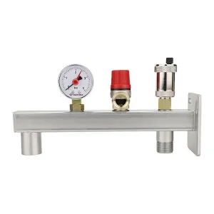 Группа безопасности и подключения расширительного бака VARMEGA VM16401, 3/4″, сталь