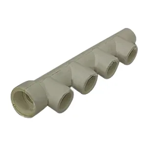 Коллектор PPR серый ВР 32х1/2″ 4 вых. ФД-пласт (1822)