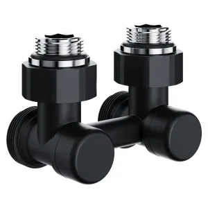 Узел нижнего подключения Royal Thermo Design угловой 1/2″х3/4″ EK (черный)