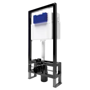 Инсталляция для унитаза BETTOSERB sava free standing, клавиша смыва cool черный матовый круг.