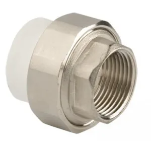 Муфта PPR белая разъемная ВР 50 х 1 1/2″ (ВЛМЗ)