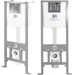 Система инсталляции для подвесного унитаза в комплекте скнопкой 2-х реж. (ИнкоЭр)