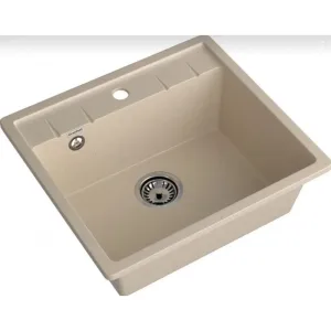Мойка комп. GRANFEST Quadro GF-Q561 (560×500) кашемир квадратная,квадратная