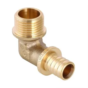 Угольник с н/р для труб PEX 16 (2,2) х 1/2 латунь Valtec (VTm.453.G.001604)