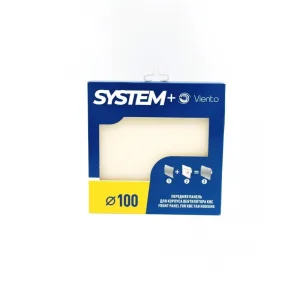 Лицевая панель «SYSTEM+» Серия GORIZONT, D100, стекло, сл. кость