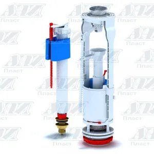 Набор с ниж. подв. 1/2″ с лат. штуцером, двойная кн. хром АНИ пласт (WC9520C)