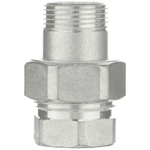 Сгон ELSEN (американка) прямой НВ 1″ 1″ TIN латунь с плоским уплотнением