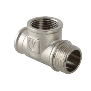 Тройник никель Ду 15 ВР/ВР/НР «VALTEC» (VTr.134.N.0004)