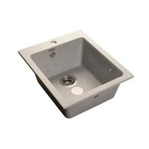 Мойка комп. GRANFEST Practic GF-P505 (427х506) Серый,квадратная