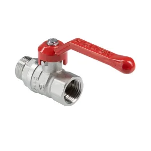 Кран шаровой никель»VALTEC СТАНДАРТ» длин. рукоятка вн.- нр. Ду 15 (VT.121.N.04)