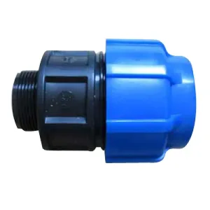 Муфта компр. для ПЭ труб с НР 40 х 3/4″ «ТПК-АКВА»