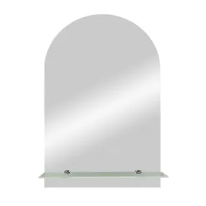 Зеркало Арка с полочкой 50х60