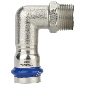 Угольник VARMEGA раструбный Inox Press НР 28×3/4″
