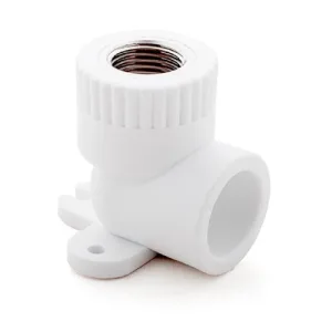 Угольник PPR белый с креплением ВР 25 х 3/4″ Remsan