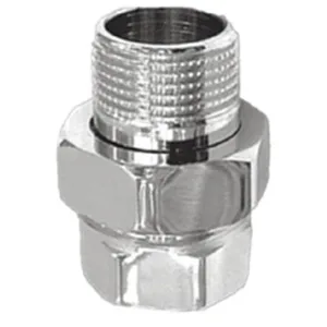 Соединитель VIEIR прямой, разъемный (американка) ВН 3/4" хром HJX44