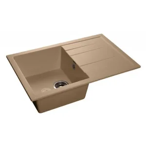 Мойка комп. GRANFEST Quadro GF-Q780L (780х500) Терракот,прямоугольная с крылом