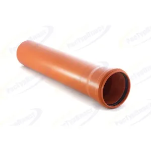 Труба наружная ПП (рыжая) SN 4 Дн 160х4,9х2000 (РосТурПласт)