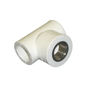 Тройник PPR белый комби.ВР 25 х 3/4″ «PILSA»