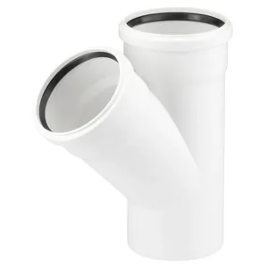 Тройник REHAU RAUPIANO PLUS 50/50/45гр.