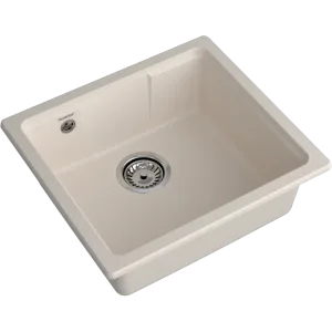 Мойка комп. GRANFEST URBAN 4550 (450х500) белый прямоуг, универсальный монтаж