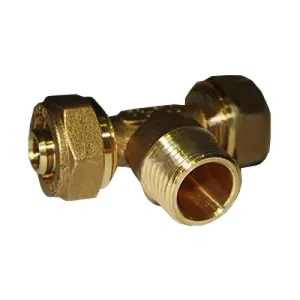 Тройник обжим с наруж. резьбой TM 26 х 1/2″ «Hydrosta»
