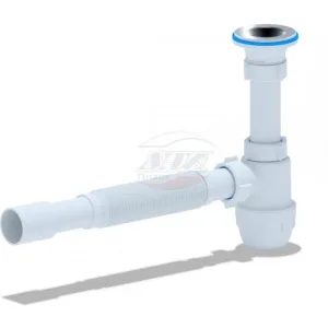 Сифон Ани 1 1/4″* 32 «Юнг» с гибкой трубой 32*32/40 (BM1015)