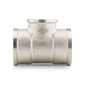 Тройник Varmega ВР переходной 1 1/4″ x 3/4″ x 1 1/4″, никелированный