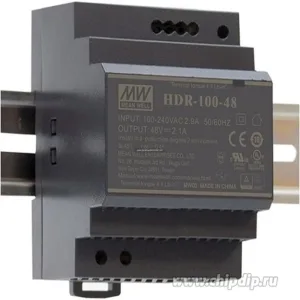 Блок питания MEAN WELL HDR-100-24N, 24В,4.2А,100.8Вт