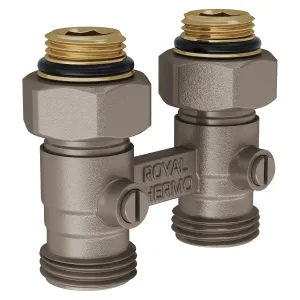 Узел нижнего подключения Royal Thermo прямой 1/2″х3/4″EK RTE 07.00001А