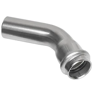Отвод-пресс для нержавеющих труб Sanha 45град. NiroPress 316L ВПр-НПр, 54