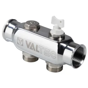 Коллектор из нержавеющей стали 5 выходов 1″ * 3/4″ (VTc.505) (Valtec)