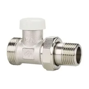 Клапан радиаторный VARMEGA 1/2″ x 3/4″EK запорный, прямой VM10302